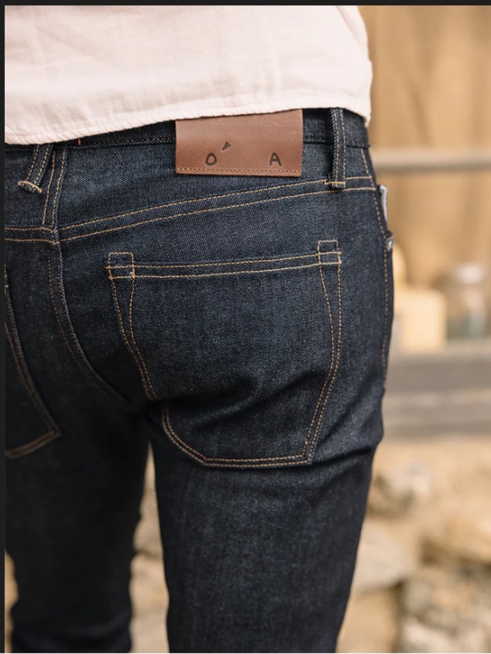 Hiroshi Kato “The Needle Skinny” Raw Selvedge Dk Blue Denim Jeans 32x28 Like New - Picture 5 of 16
